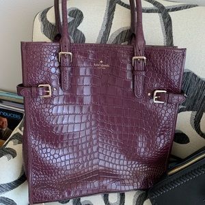 Kate Spade Berry Crocodile Shoulder Bag